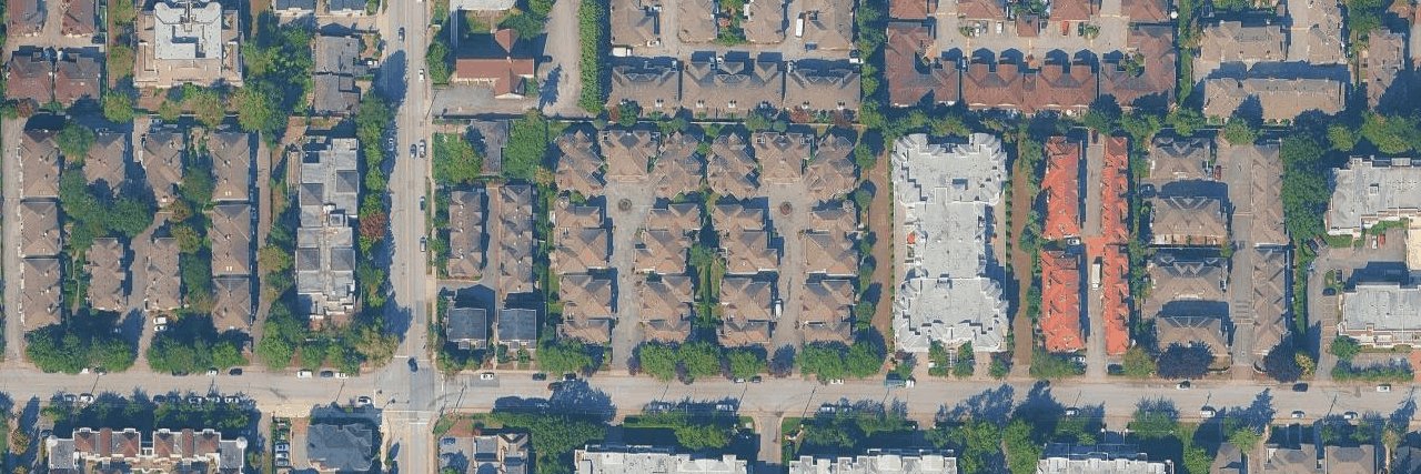 The Crescent aerial view