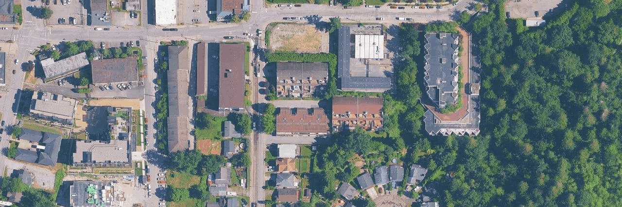 Royal Terrace aerial view