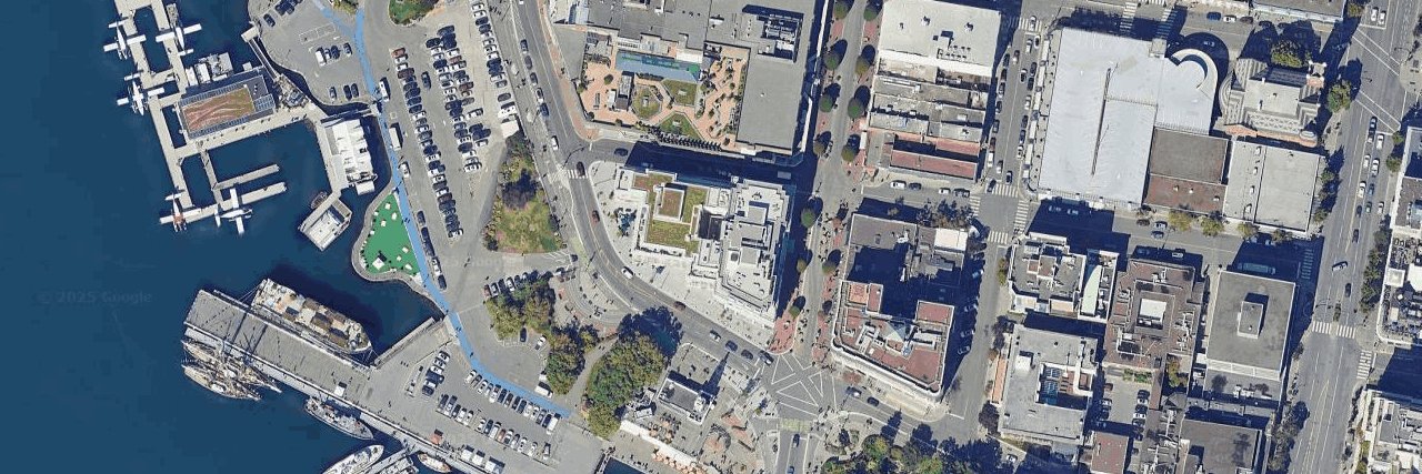 Customs House aerial view