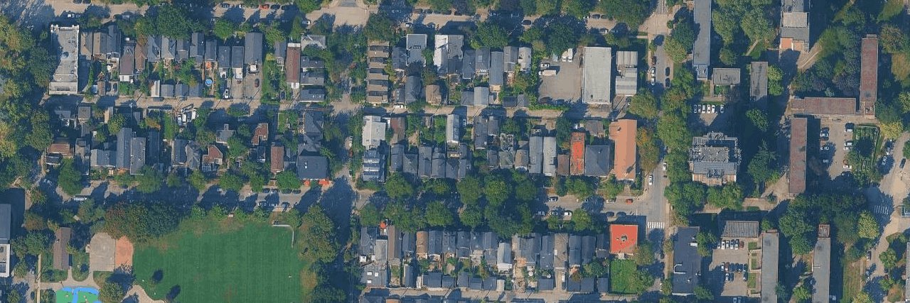 Christenson House aerial view