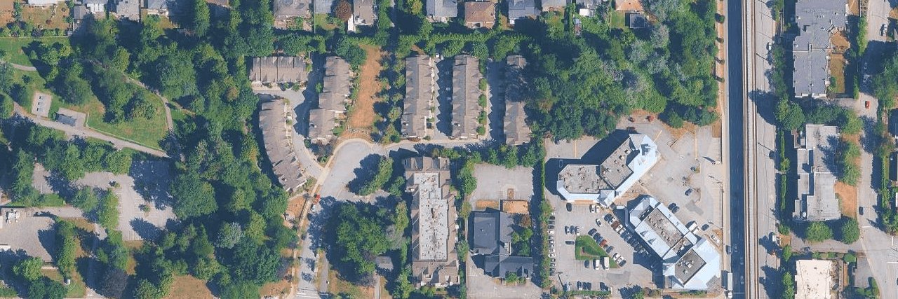 Strathmore Lane aerial view