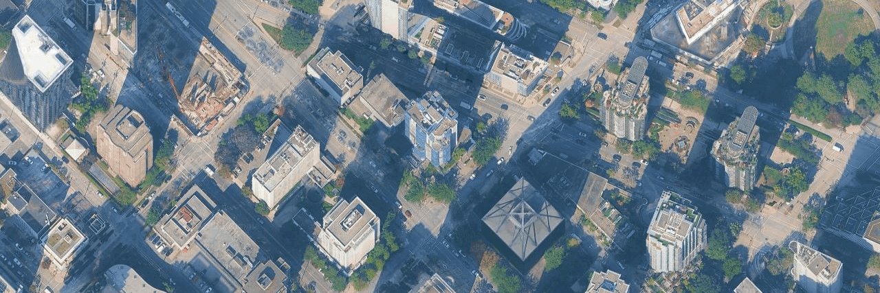 Palais Georgia aerial view