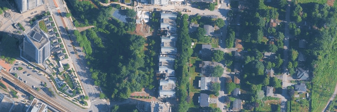 Balmoral Court aerial view