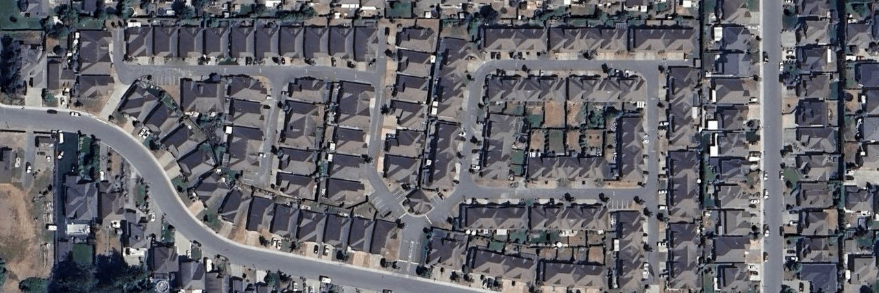 The Grove aerial view