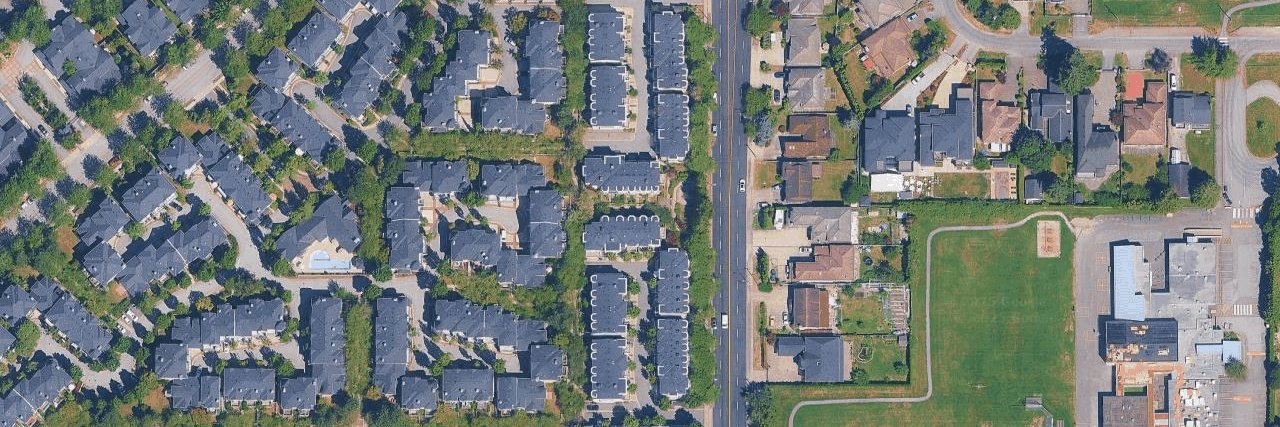 Salisbury Lane aerial view