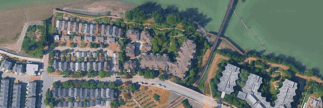 The Residences By The River aerial view