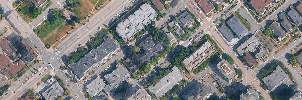The Ridgeway aerial view
