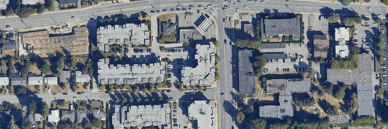 The Crossing aerial view