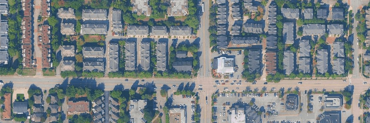 Treillage Court aerial view