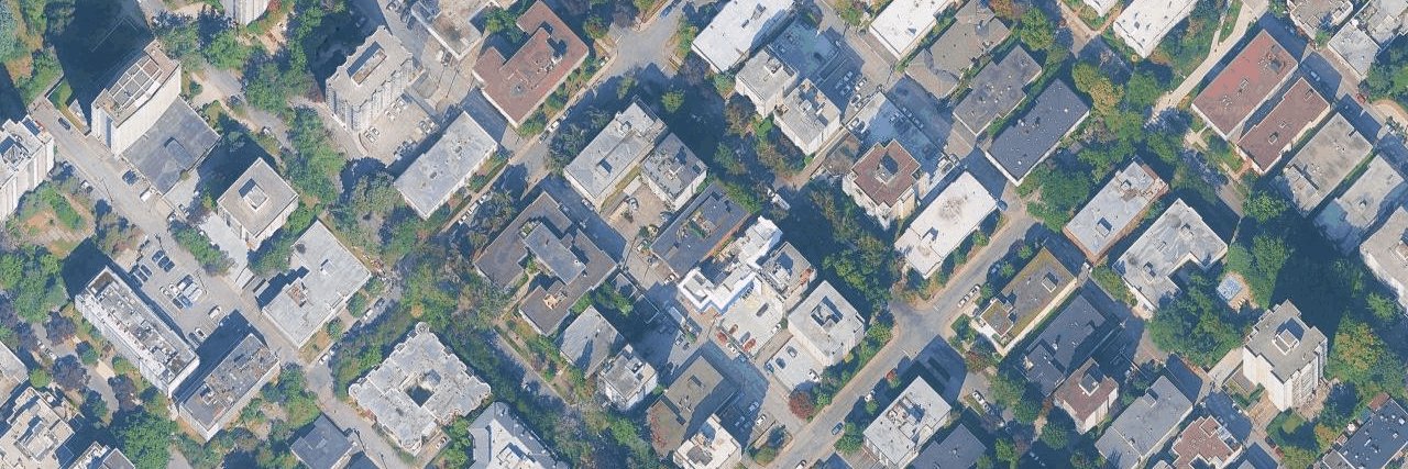 Bourbon Court aerial view