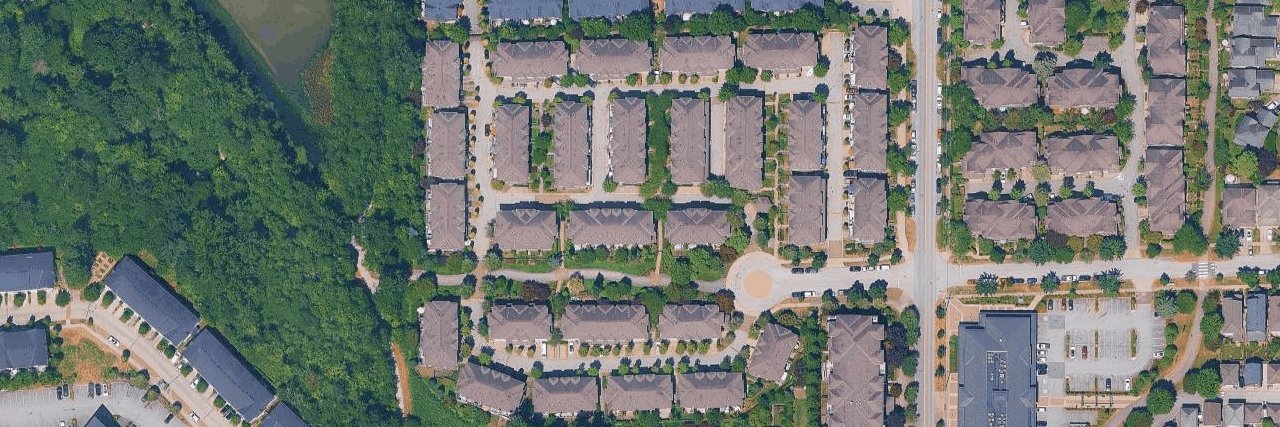 Compass aerial view