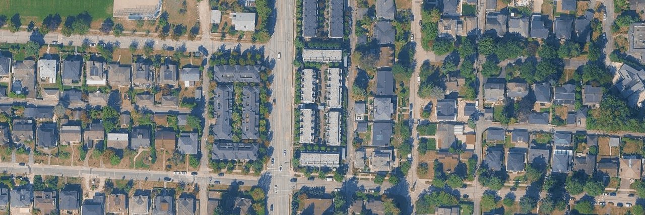 The Oak aerial view