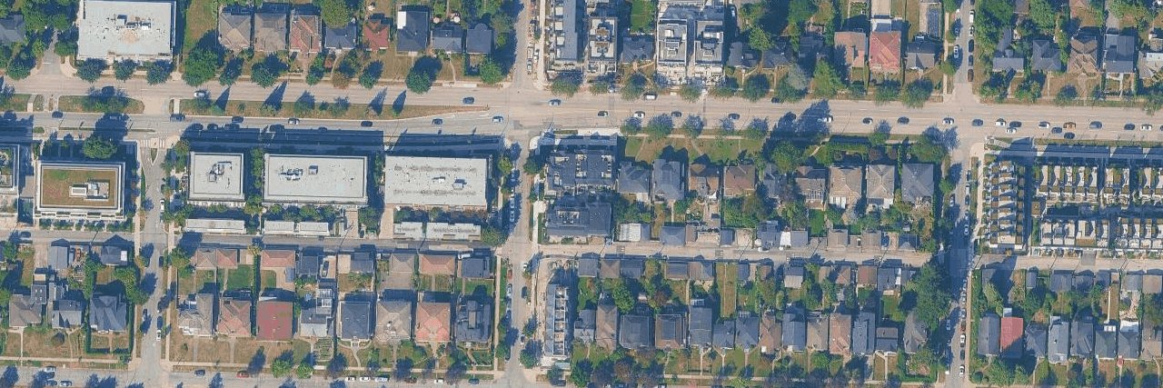 The Hillcrest aerial view