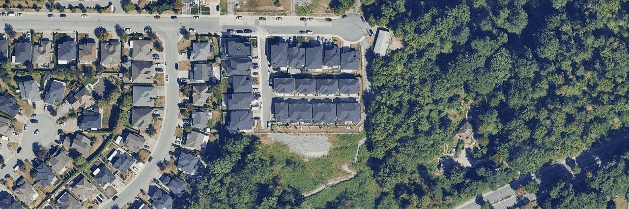 Maclure Point aerial view