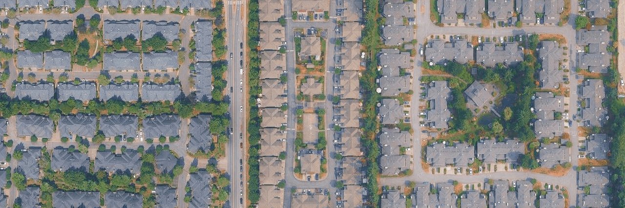 Maple Court aerial view