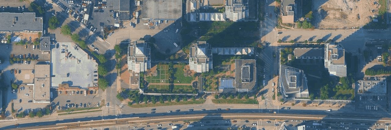 Brentwood Park aerial view