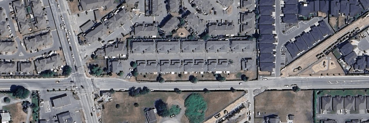 Willow Lane aerial view