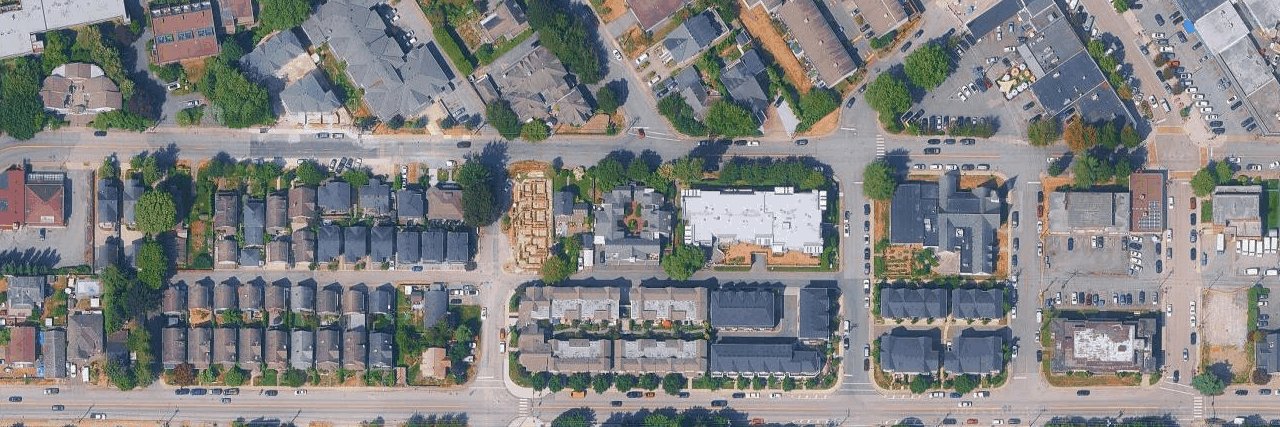 Courtyard aerial view
