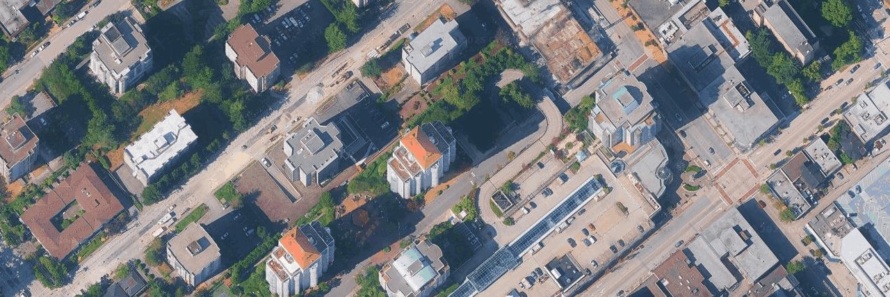 Stirling Place aerial view