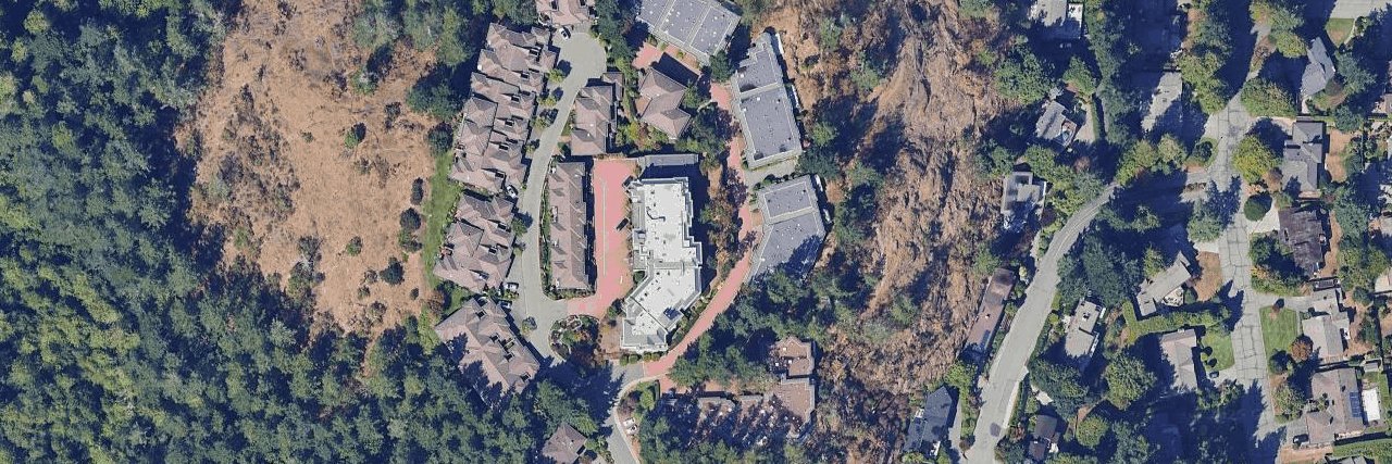 Boulderwood Rise aerial view