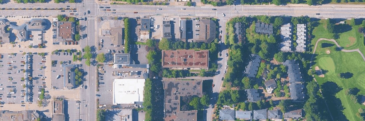 Century House aerial view