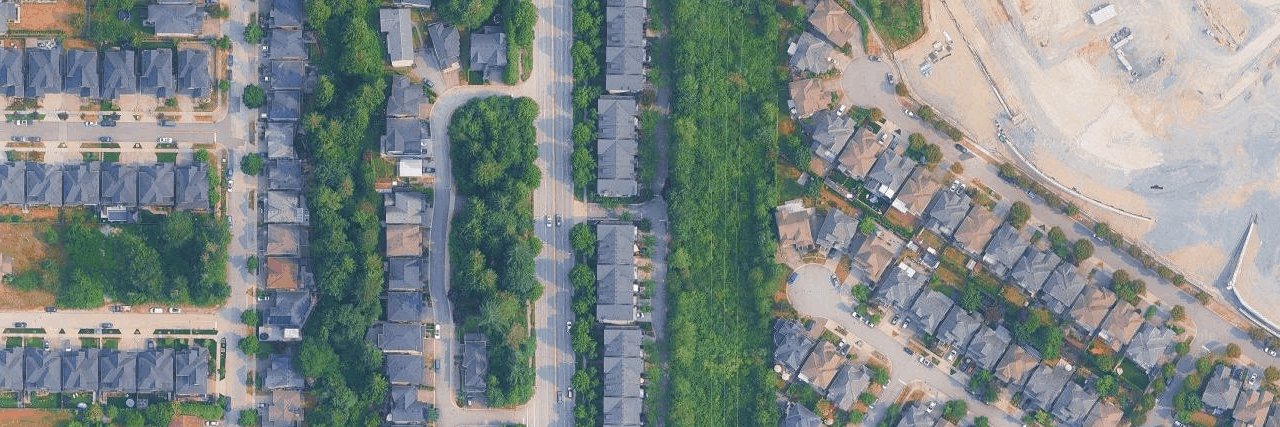 The Breeze aerial view