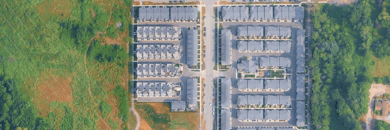 The Boroughs - Bexley aerial view