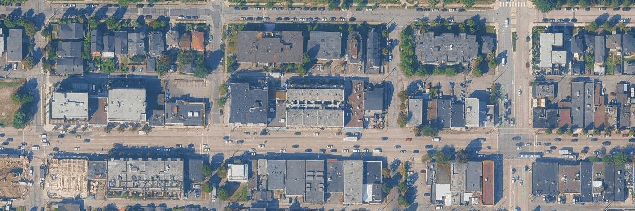 Hastings Gate aerial view