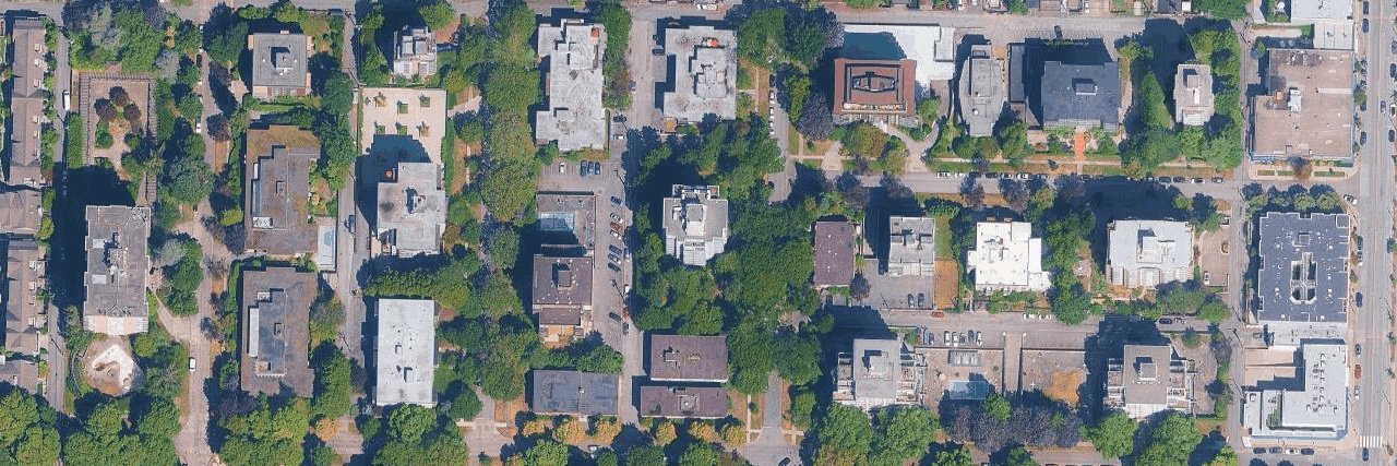 The Belmont aerial view