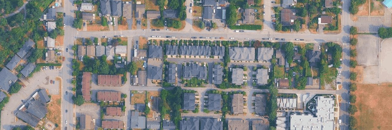 Salisbury Walk aerial view