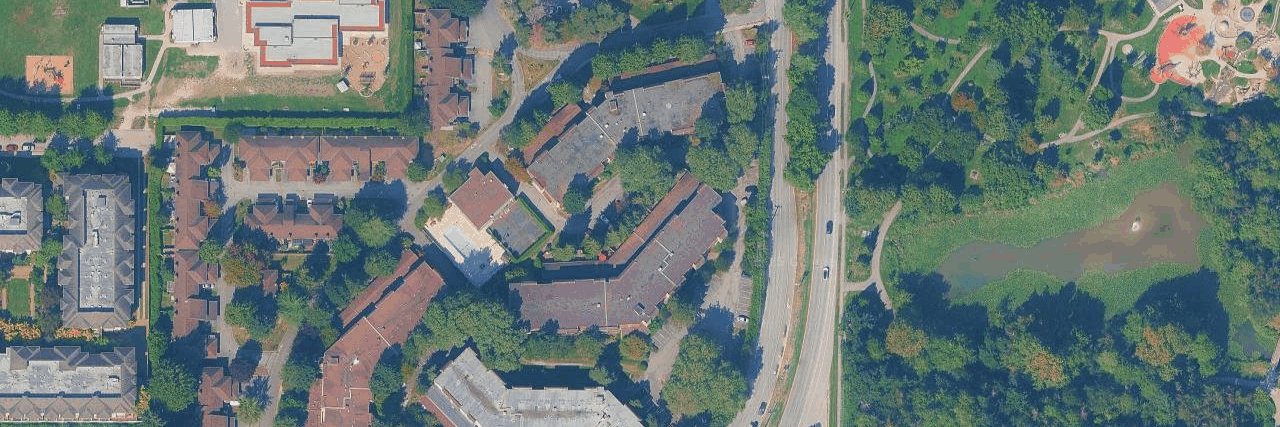 Chancellor Gate aerial view