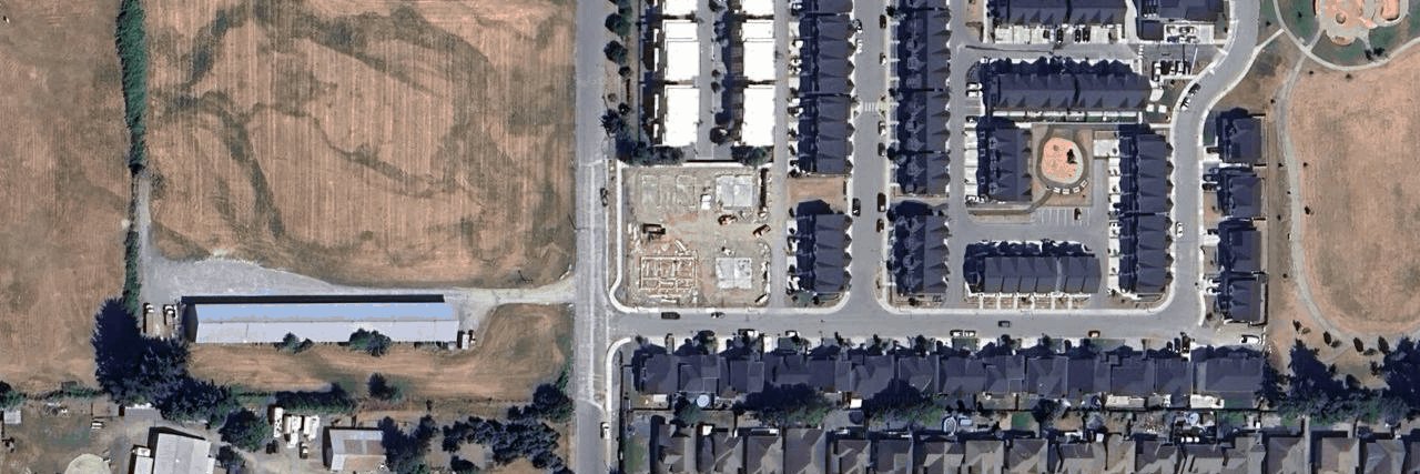 Sandstone @ Webster Crossing aerial view