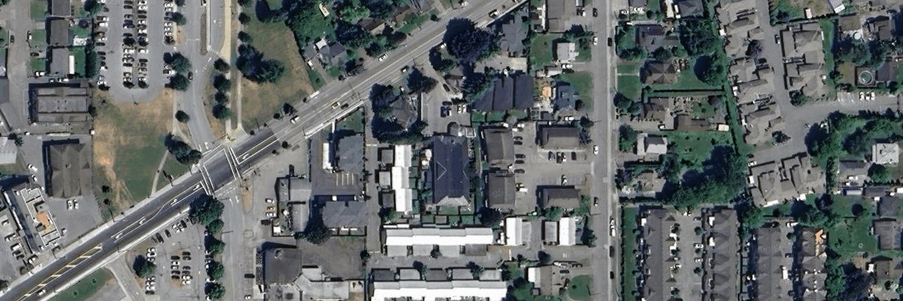 Carriage Place aerial view