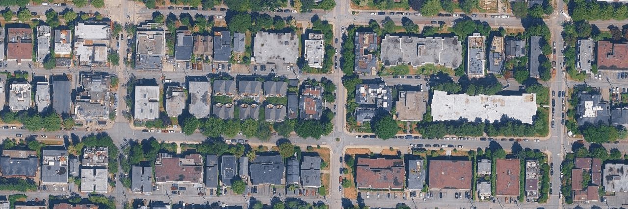 The Beaches aerial view