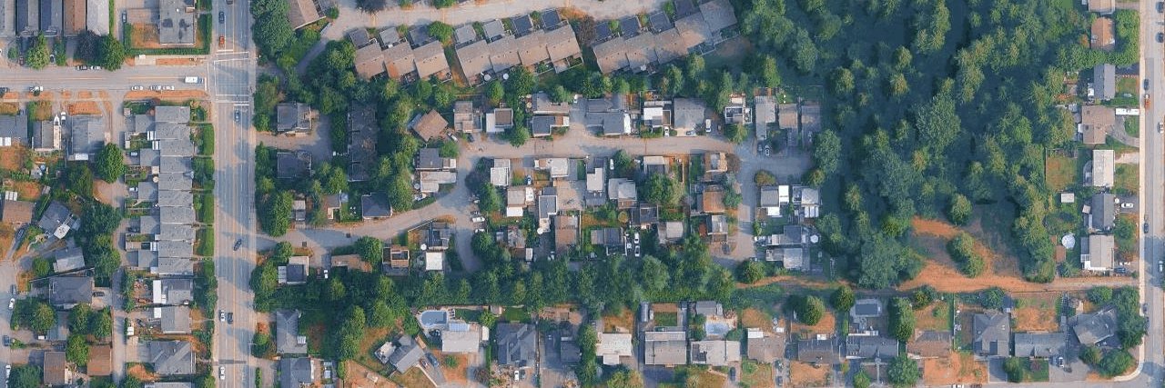 Meridian Gardens aerial view