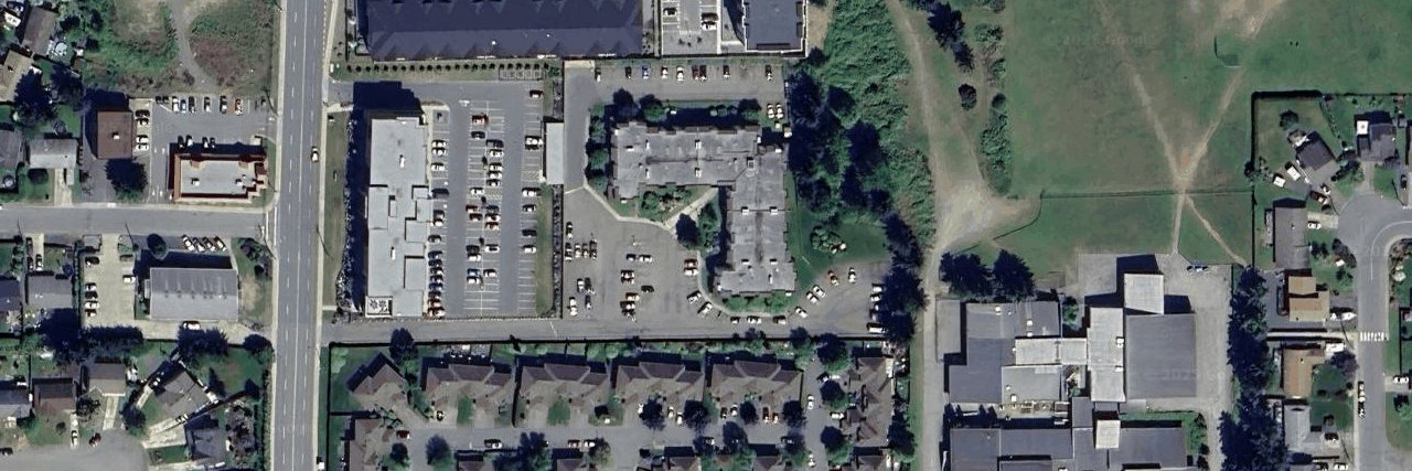 Rockland House aerial view