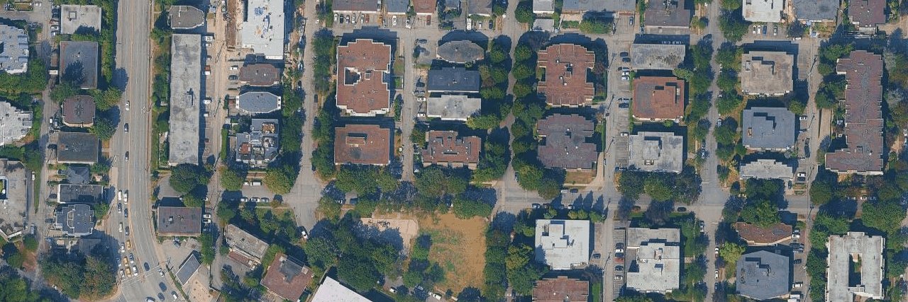 Cartier House aerial view