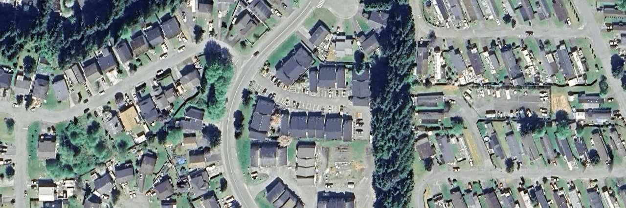 Woodgrove Gardens aerial view