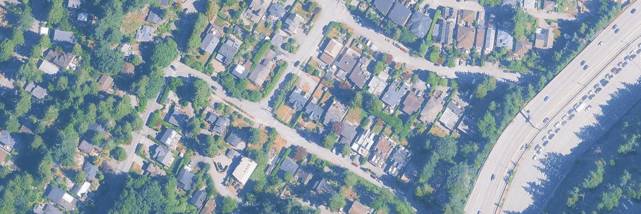 Christmas Hill Green aerial view