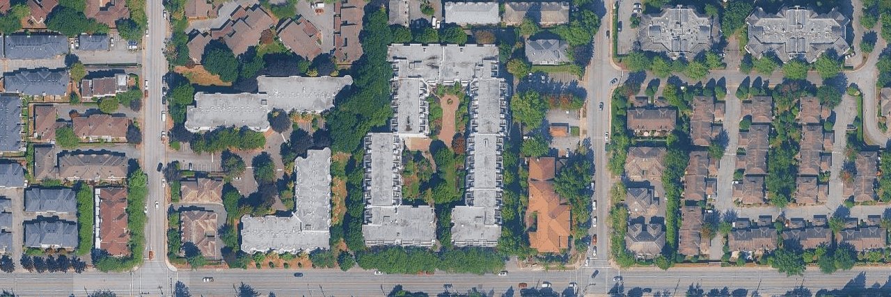 Canterbury Court aerial view