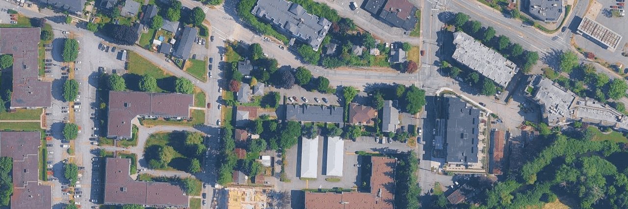 Douglas Cres Gardens aerial view