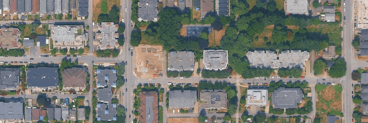 Bishop On The Park aerial view