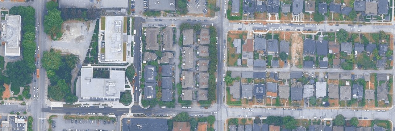 Georgian Court aerial view