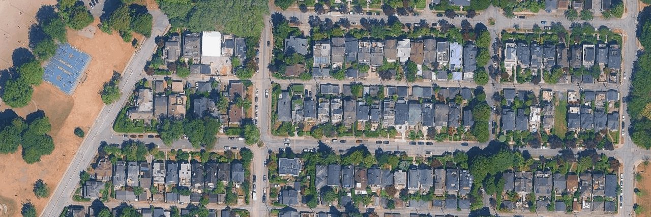 Kits Point aerial view