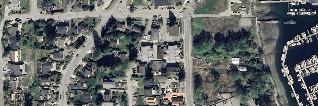 The Landing aerial view