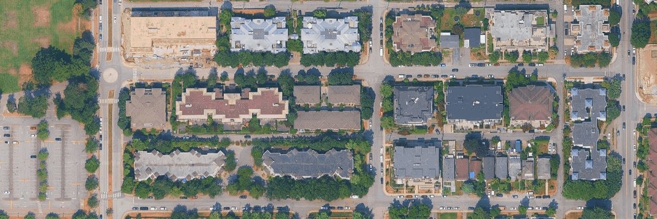 Gardenia aerial view