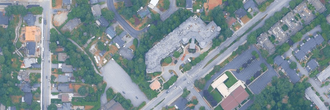 Balmoral House aerial view