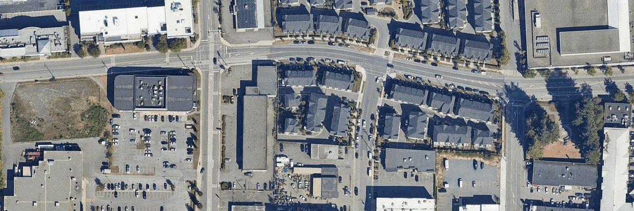 Allwood Place aerial view