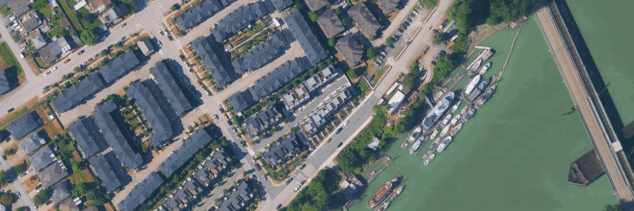 Channel aerial view