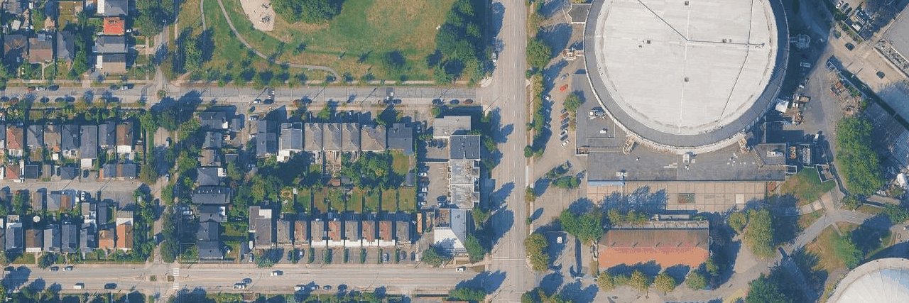 Renfrew Place aerial view